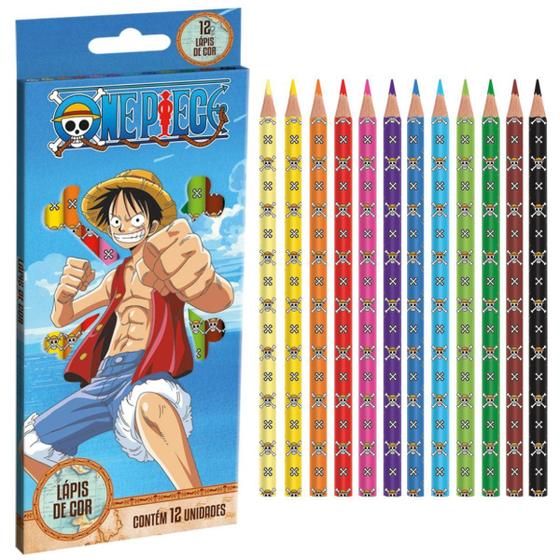 Imagem de Lapis de cor one piece - 12 cores - tris