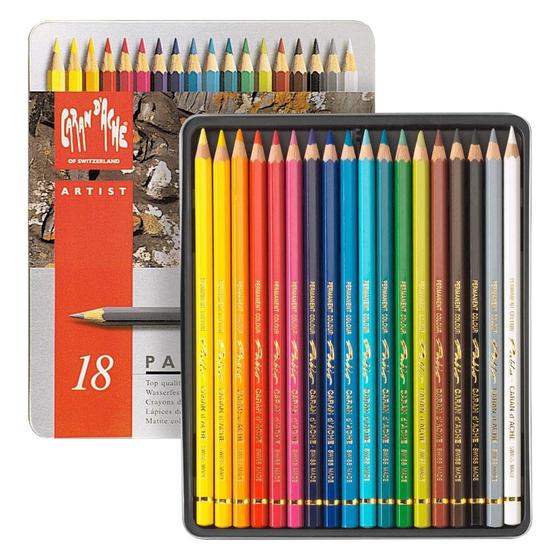 Imagem de Lápis De Cor Pablo Caran D'Ache Com 18 Cores