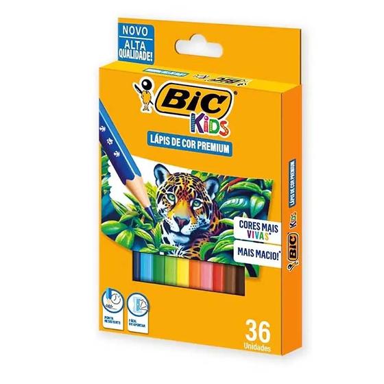 Imagem de Lápis De Cor Premium Kids 36 Cores Bic