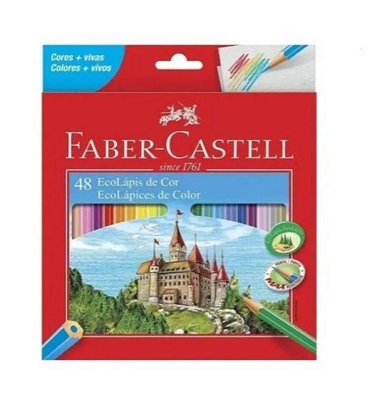 Imagem de Lápis De Cor Sextavado ecolápis 48 Cores Faber Castell