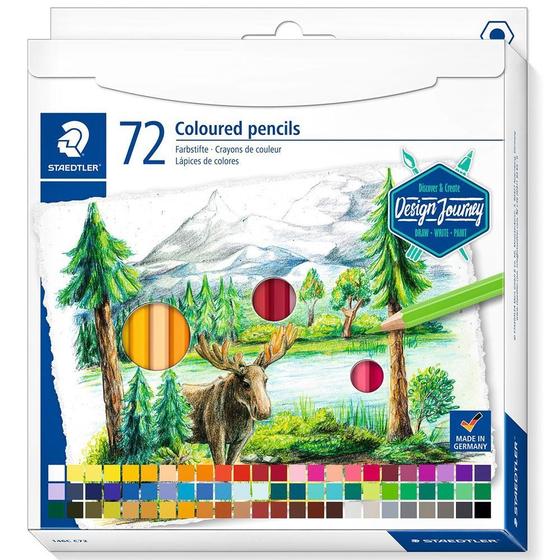 Imagem de Lápis De Cor Staedtler Design Journey c/ 72 Cores 146C C72