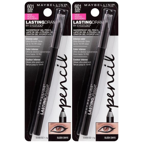 Imagem de Lápis de gel impermeável Eyestudio Lasting Drama 2x Sleek Onyx