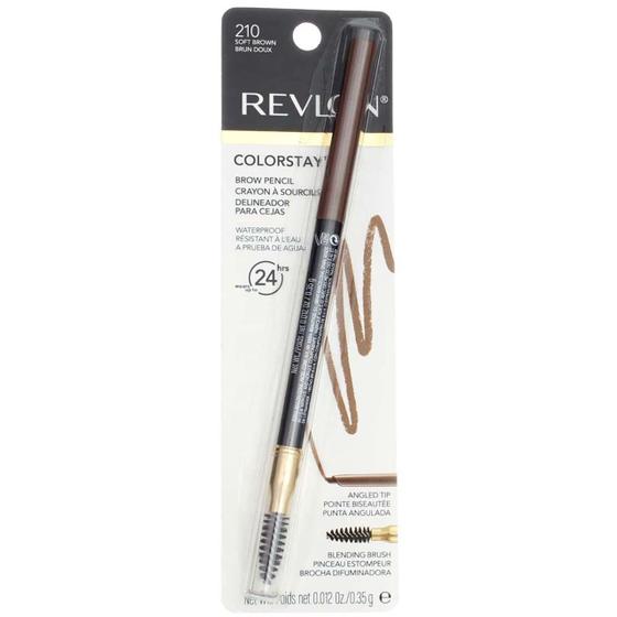 Imagem de Lápis de sobrancelha Revlon Colorstay 210 Soft Brown Waterproof x2