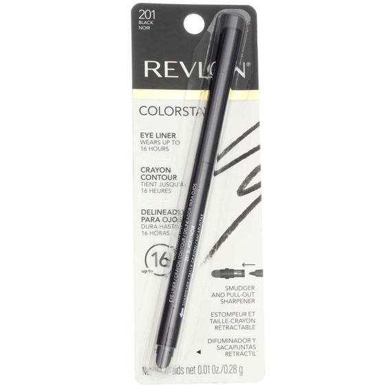 Imagem de Lápis delineador Revlon ColorStay Black 201 0,3 mL (x12)