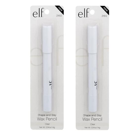 Imagem de Lápis e.l.f. Shape and Stay Wax Transparente - Pacote com 2