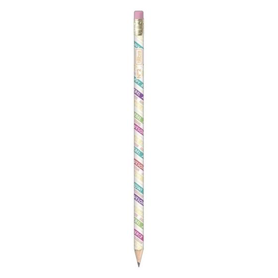 LAPIS GRAFITE C/ BORRACHA TILIBRA HAPPY c/5 Imagem de LAPIS GRAFITE C/ BORRACHA TILIBRA HAPPY c/5