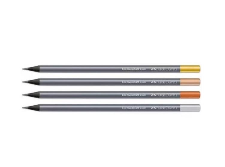 Imagem de Lapis grafite glam faber castell hb 4unid sortidas