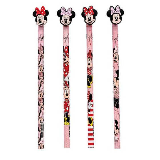 Imagem de Lápis Grafite Hb Com Ponteira Minnie Mouse 22358 Molin Avulso - LC