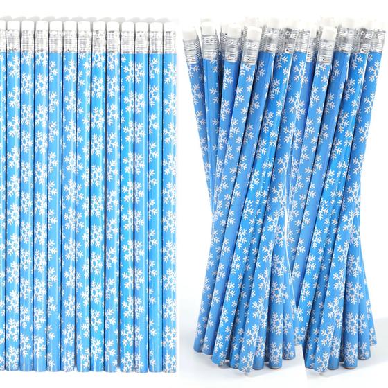 Imagem de Lápis Know me Snowflake - Kit com 48 Unidades - Desenhos de Inverno