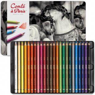 Imagem de Lápis Pastel Seco Conté à Paris 24 Cores