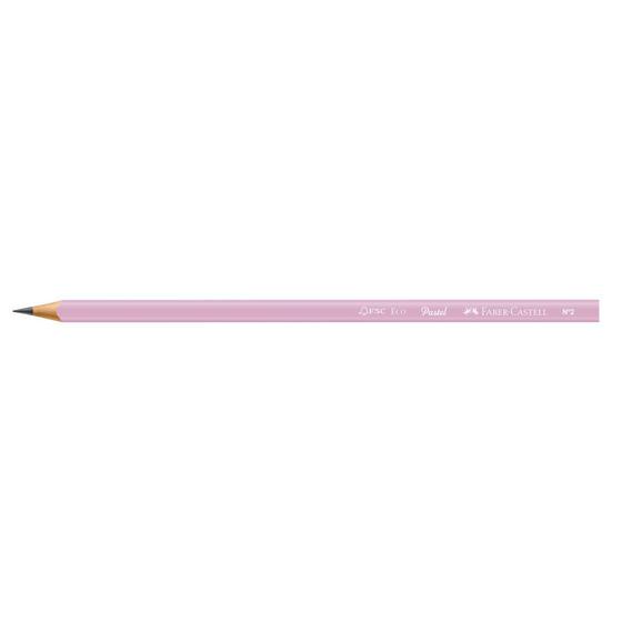Imagem de Lápis Preto Escrever Ecolápis Grafite Nº2 Faber Castell Tom Pastel Cor Sortida - Unidade