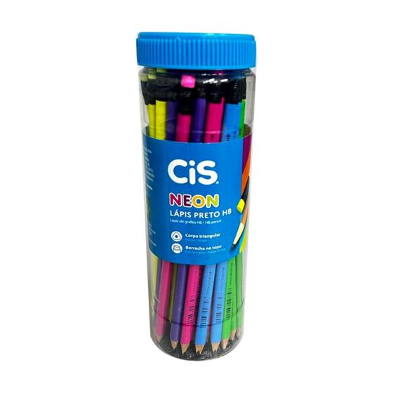 Imagem de Lápis Preto HB Cis Neon - Pote com 48 un