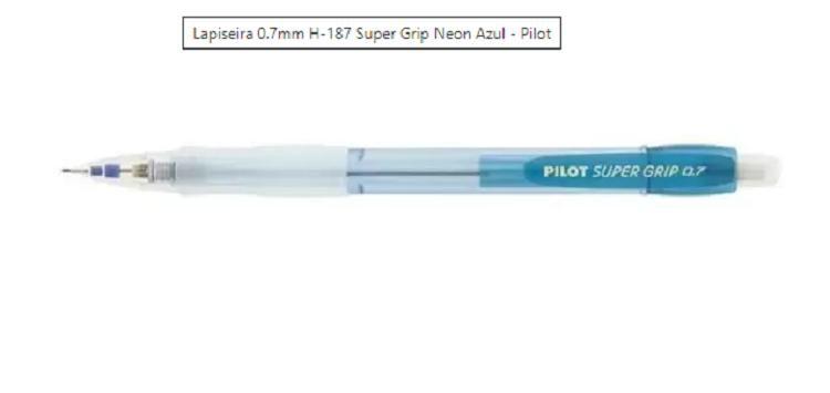 Imagem de Lapiseira 0.7 Super Grip Neon Azul Pilot