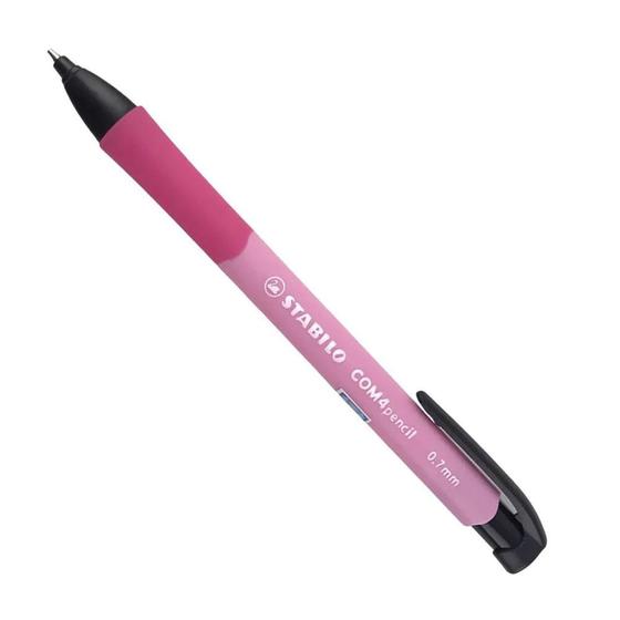 Imagem de Lapiseira 0.7mm COM4pencil Ergonomica Rosa Stabilo