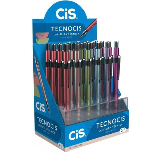 Imagem de Lapiseira 0.7MM Tecno CIS Boho Série Técnica Display com 24