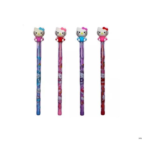Imagem de Lapiseira Escolar Troca Ponta Hello Kitty Cores Sortidas