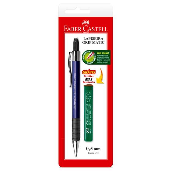 Imagem de Lapiseira Grip Matic 0.5mm Azul - Faber-Castell