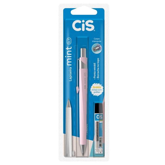 Imagem de Lapiseira Mint 0.7 Rosa Blister + Grafite - CiS