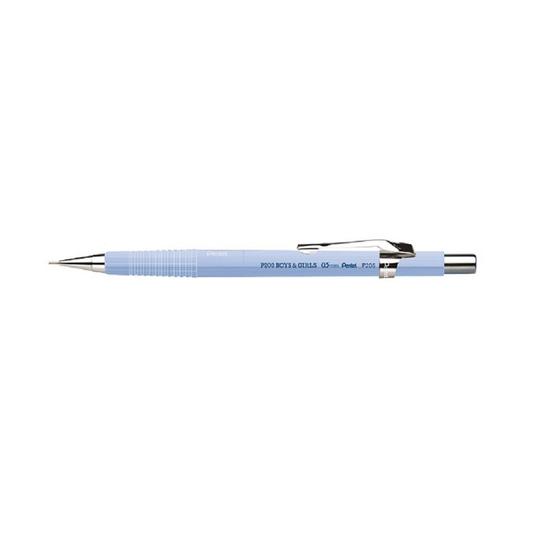 Lapiseira Pentel P205- 0,5mm Azul Claro Ed. Ltda Boys & Girls Menor preço em Lapiseira Pentel P205- 0,5mm Azul Claro Ed. Ltda Boys & Girls