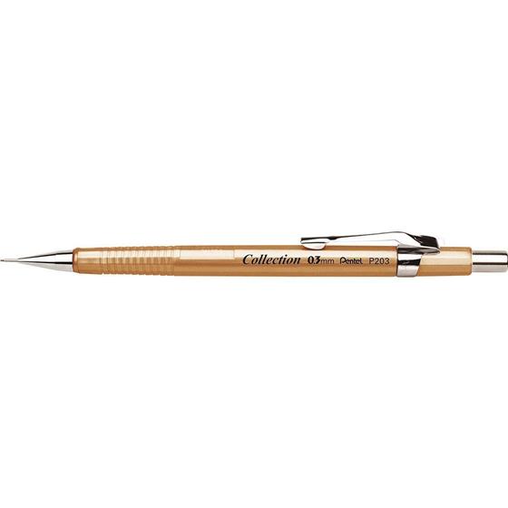 Imagem de Lapiseira Sharp Collection 0,3mm Dourada Pentel P203-XPB