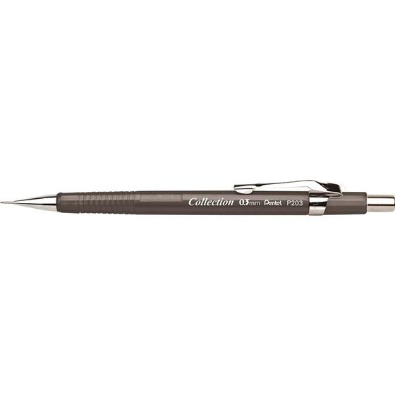 Imagem de Lapiseira Sharp Collection 0,3mm Preta Fosca Pentel P203-mta 1 Ed 1 ed