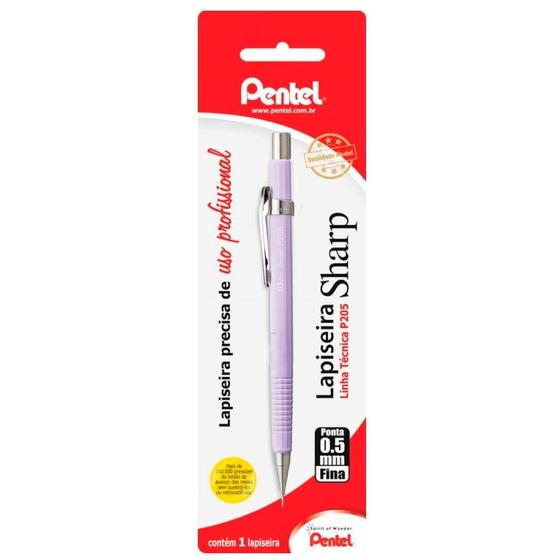 Imagem de Lapiseira Sharp Roxa 0.5mm - Pentel