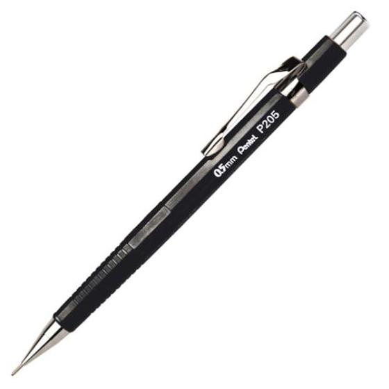 Imagem de Lapiseira Técnica Pentel Sharp P205 de 0.5mm Preta P205-A