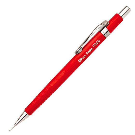 Imagem de Lapiseira Técnica Pentel Vermelha Sharp P209 de 0.9mm - P209-FR