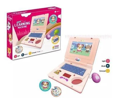 Imagem de Laptop Computador Infantil Educativo Simulador Kids Com Mouse - learning Machine