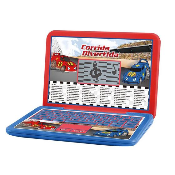 Imagem de Laptop Dos Carros 60 Atividades Educativas Bilingue - Dm Toys