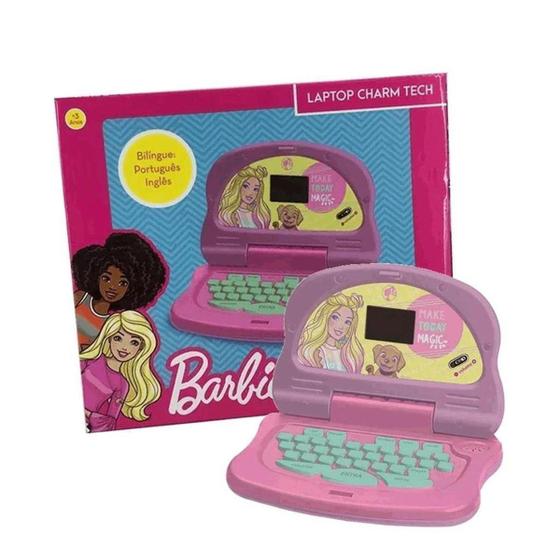 Imagem de LapTop Infantil Barbie Charm Tech Bilíngue/ Musical