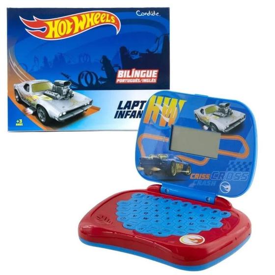 Imagem de Laptop Infantil Divertido Hot Wheels Candide - 4533