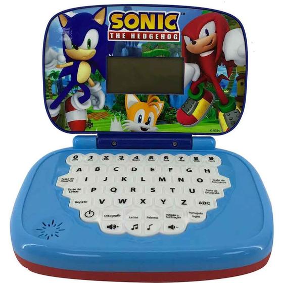Imagem de Laptop Infantil Eletrônico - Bilíngue - Sonic - Candide