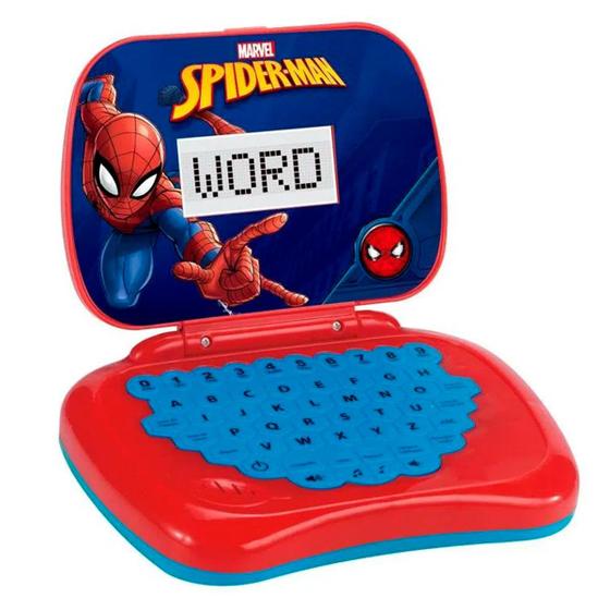 Imagem de Laptop Infantil Homem Aranha Bilingue e Atividades - Candide