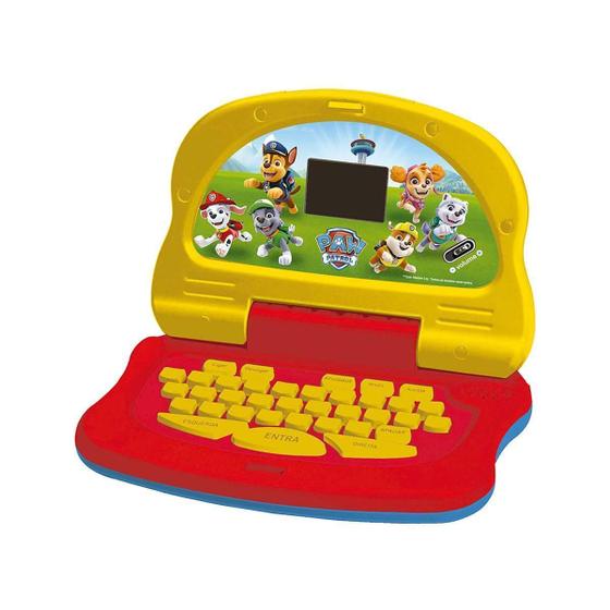 Imagem de Laptop Tech Paw Patrol Candide Bilingue Vermelho E Amarelo