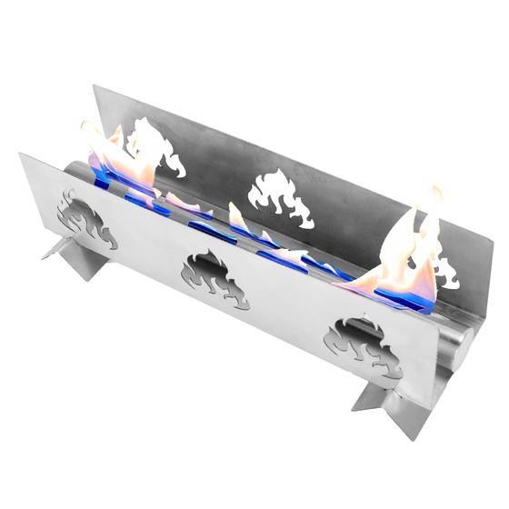 Imagem de Lareira Ecológica Tradicional Portatil em Inox 40cm à Álcool/Etanol - Zenite