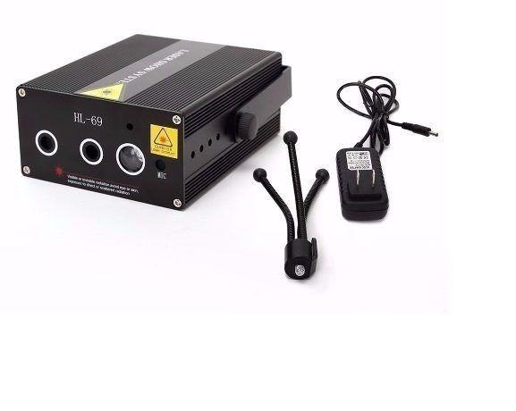 Imagem de Laser Holografico Hl69 Verde Vermelho   Led Azul 250mw