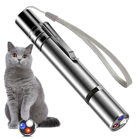 Imagem de Laser Pointer TEFIRE para gatos com 7 modos de carregamento USB