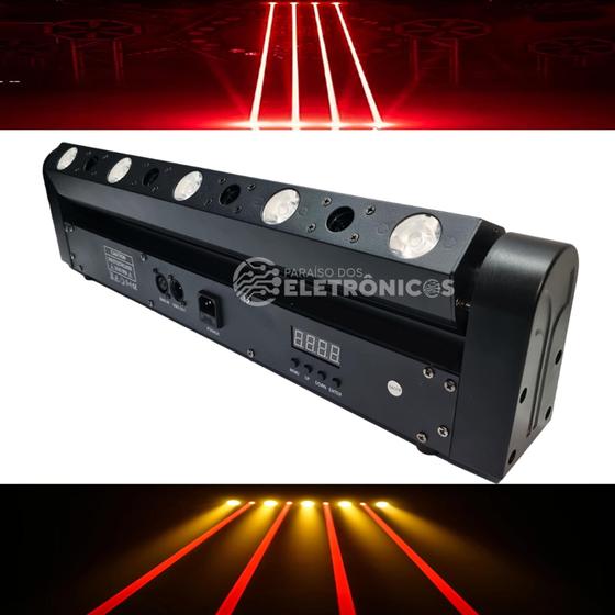 Imagem de Laser Projetor Moving 9 Leds Dmx512 Dj Luzes Festa Efeito CYL5866