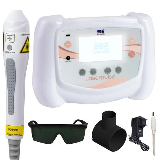 Imagem de Laserpulse Portátil + Aplicador Probe 904nm Ibramed