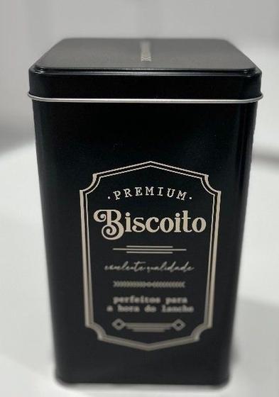 Imagem de Lata De Metal Decorativas Buono Capacidade 1500ml Com Tampa Hermética 