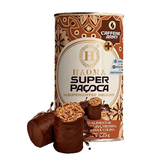 Imagem de Lata De Paçoca Com Supercoffee Vanilla Late Haoma 225G