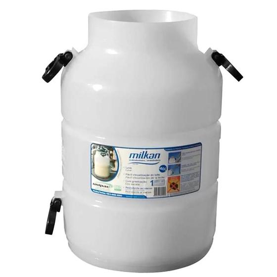 Latão De Leite Plástico Milkan Ordenha 40l Menor preço em Latão De Leite Plástico Milkan Ordenha 40l