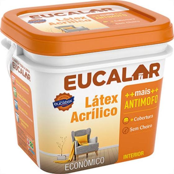 Imagem de Latex Eucalar Acri Fosco Galao 3,6 Litros Palha