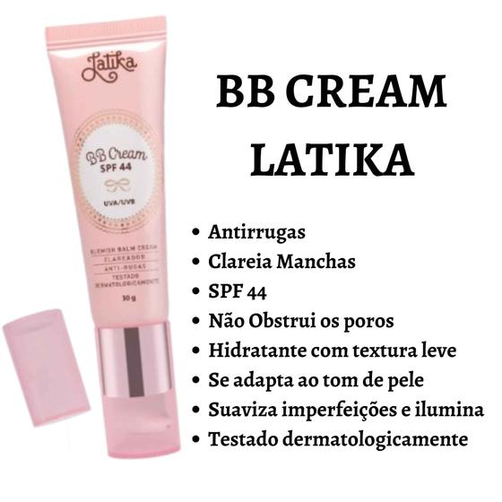 Imagem de Latika - BB Cream Latika Clareador e Anti-Rugas FPS 44 - Bege Médio N20
