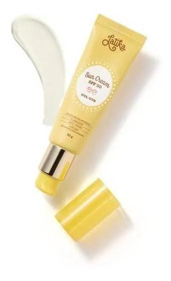 Imagem de LATIKA SUN CREAM SPF 50 UVA/UVB CLAREADOR ANTI-RUGAS 30g