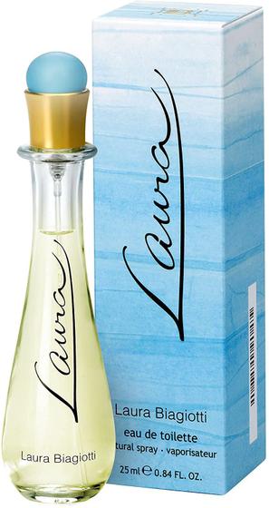 Imagem de Laura Biagiotti - Laura - Perfume Feminino que Desperta os Sentidos - Blend de Coquetel Frutado e Notas Florais Delicadas, 0,8 oz Eau de Toilette para Mulheres