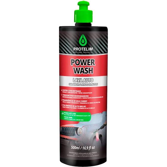 Imagem de Lava Auto Power Wash 500ml Limpa Todo Tipo de Superficie