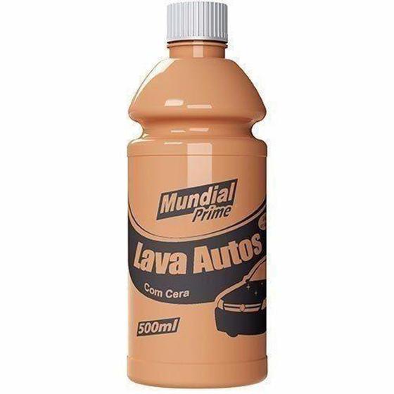 Lava Auto Shampoo 500ml Com Cera Mundial Prime Menor preço em Lava Auto Shampoo 500ml Com Cera Mundial Prime