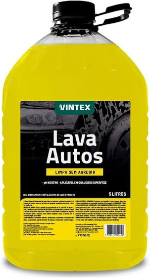 Imagem de Lava Autos 5L Shampoo Automotivo Neutro Vintex Vonixx